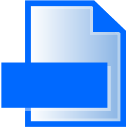 BLANK File Extension Icon 256x256 png
